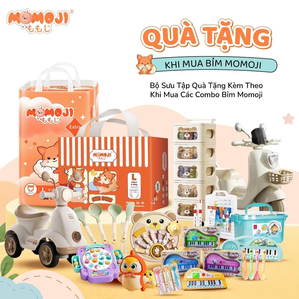 [Quà Tặng Kèm] Quà Tặng Theo Combo Bỉm Momoji – Không Bán