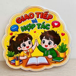 Bộ 10 Năng Lực – Trang Trí Lớp Học, Giáo Dục Năng Lực Học Sinh, Decor Lớp Học Mầm Non Tiểu Học, Góc Học Tập 7