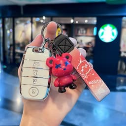 Ốp Chìa Khóa TPU Kia 4 Nút TM, Bọc Remote Kia Seltos, Sonet, Soluto, Rondo,.. Cao Cấp 4