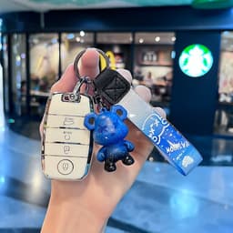 Ốp Chìa Khóa TPU Kia 4 Nút TM, Bọc Remote Kia Seltos, Sonet, Soluto, Rondo,.. Cao Cấp 9