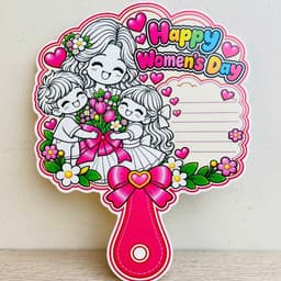 Thiệp Tô Màu 20/10 Mẫu số 5 – Thiệp Tô Màu Tặng Mẹ, Cô Giáo, Thiệp Chúc Mừng Ngày Phụ Nữ Việt Nam 4