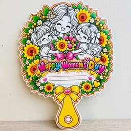 Thiệp Tô Màu 20/10 Mẫu số 5 – Thiệp Tô Màu Tặng Mẹ, Cô Giáo, Thiệp Chúc Mừng Ngày Phụ Nữ Việt Nam 1
