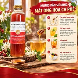 Mật ong hoa cà phê nguyên chất - Dalat Cordyceps - 650 g 6