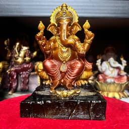 Tượng Thần voi cao cấp . bằng bột đá . cao 15 cm 1