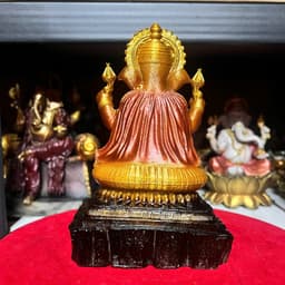 Tượng Thần voi cao cấp . bằng bột đá . cao 15 cm 4