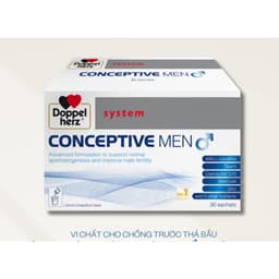 **Conceptive Men (HỘP MÀU TRẮNG 30 gói) Bổ Sung Vitamin Và Các Vi Chất Dinh Dưỡng Giúp Cải Thiện Sinh Lý >BUNINY SHOP$ 1