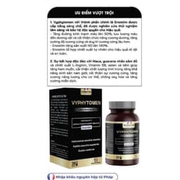 VYPHYTOMEN HỘP 30 VIÊN Viên uống Tăng cường sinh lí nam giới.cải thiện,duy trì sự cương cứng.> BUN BUN SHOP 20 3