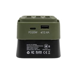 Loa Dùng Pin 21V Hukan GC-GMB300 Không Dây Bluetooth, Tích Hợp Cổng Sạc Nhanh Điện Thoại 5