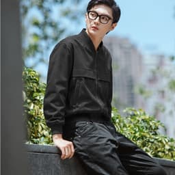 Áo Khoác Bomber Nam Cổ Bo Dệt Cao Cấp - Áo Khoác Dù Nam 2 Lớp Phong Cách Hàn Quốc Lịch Lãm WAJKBF162M 8