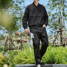Áo Khoác Bomber Nam Cổ Bo Dệt Cao Cấp - Áo Khoác Dù Nam 2 Lớp Phong Cách Hàn Quốc Lịch Lãm WAJKBF162M 5