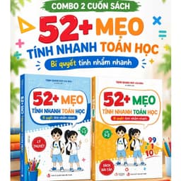 Combo 3 cuốn sách 52+ Mẹo Tính Nhanh Toán Học Bí Quyết Tính Nhẩm Nhanh & 200 Bài Tập Phân Biệt Ngữ Pháp Tiếng Anh in màu 2