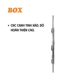 Đĩa Thắng Kiểu Ngôi Sao Box 4 lỗ - 6 lỗ Màu Ghi Size 220mm 3.5mm Inox 420 Phù Hợp Cho Nhiều Dòng Xe 6