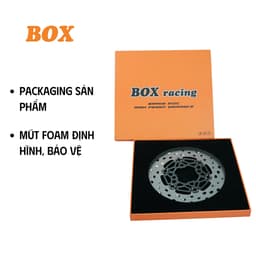 Đĩa Thắng Kiểu Mạng Nhện Box 4 lỗ - 6 lỗ Màu Đen Size 220mm 3.5mm Inox 420 Phù Hợp Cho Nhiều Dòng Xe 7