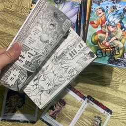 Combo 10q vở Dr Stone kèm 3 card - tiến sĩ đá - Drstone 5