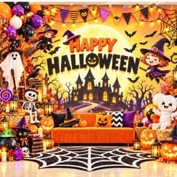 [CÓ KHỔ 4M] Phông Nền Lễ Hội Hóa Trang Có Size Tới 4M, Decor Chụp Ảnh Backdrop Trang Trí Ngày Hội HALLOWEEN - K.I.M2 2