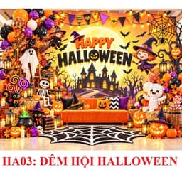[CÓ KHỔ 4M] Phông Nền Lễ Hội Hóa Trang Có Size Tới 4M, Decor Chụp Ảnh Backdrop Trang Trí Ngày Hội HALLOWEEN - K.I.M2 4