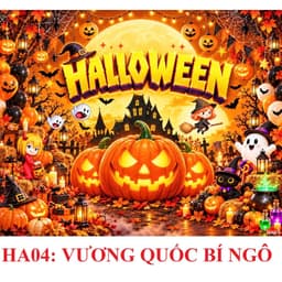 [CÓ KHỔ 4M] Phông Nền Lễ Hội Hóa Trang Có Size Tới 4M, Decor Chụp Ảnh Backdrop Trang Trí Ngày Hội HALLOWEEN - K.I.M2 5