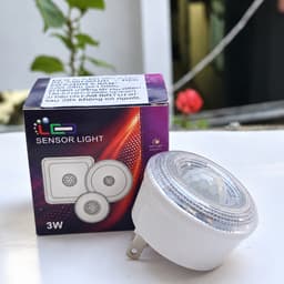 Đèn cảm biến tự động sáng đèn phát hiện chuyển động con người tự bật tắt lắp cầu thang, nhà vệ sinh, lối đi lại LED 3W 5