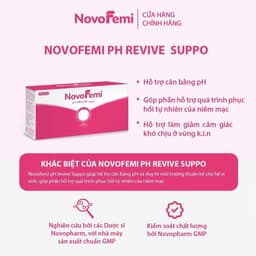 NovoFemi hồng - Hỗ trợ cân bằng pH và hệ vi sinh, hỗ trợ quá trình phục hồi tự nhiên của niêm mạc 2