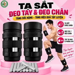 Tạ đeo chân , đeo tay 2-3-4-5-6-8-10kg có tại HC Sport  tạ chân phiên bản tối thượng cho chạy bộ thể thao 1
