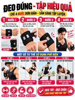 Tạ đeo chân , đeo tay 2-3-4-5-6-8-10kg có tại HC Sport  tạ chân phiên bản tối thượng cho chạy bộ thể thao 6