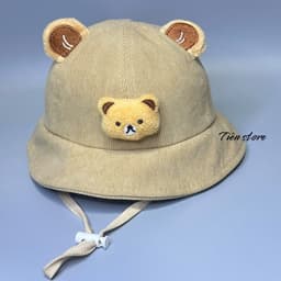 Nón bo Boston_gấu [ 3tháng đến 1tuổi ] mũ thêu chữ đơn giản thời trang dễ phối đồ cho bé 8
