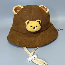Nón bo Boston_gấu [ 3tháng đến 1tuổi ] mũ thêu chữ đơn giản thời trang dễ phối đồ cho bé 7