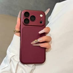 Ốp Lưng iPhone Ins Mạ Điện Lưng Da Cừu Biến Hình 18PM Bảo Vệ Camera Cho Iphone 11 12 13 14 15 16 17 18 Pro Max Plus 6