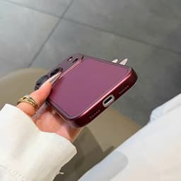 Ốp Lưng iPhone Ins Mạ Điện Lưng Da Cừu Biến Hình 18PM Bảo Vệ Camera Cho Iphone 11 12 13 14 15 16 17 18 Pro Max Plus 3