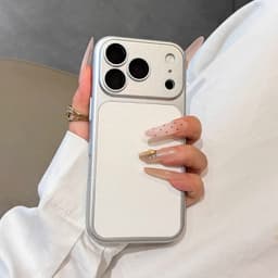 Ốp Lưng iPhone Ins Mạ Điện Lưng Da Cừu Biến Hình 18PM Bảo Vệ Camera Cho Iphone 11 12 13 14 15 16 17 18 Pro Max Plus 5