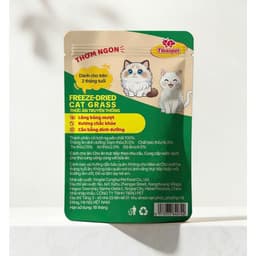 Cỏ Mèo Sấy Khô Tibaopet 100g Dạng Viên Hỗ Trợ Tiêu Hóa | Yellow Pet 3
