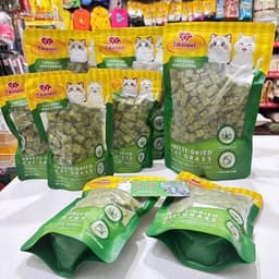 Cỏ Mèo Sấy Khô Tibaopet 100g Dạng Viên Hỗ Trợ Tiêu Hóa | Yellow Pet 4