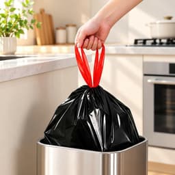Cuộn 15 túi rác đen siêu to, siêu dai tiện dụng dung tích 30/60/100l 7