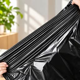 Cuộn 15 túi rác đen siêu to, siêu dai tiện dụng dung tích 30/60/100l 3