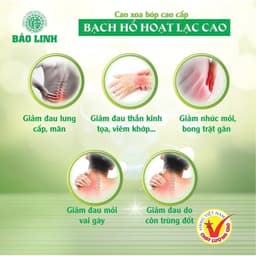Cao Xoa Bóp Bạch Hổ Hoạt Lạc Cao 20g – Giảm đau nhức xương khớp nhanh chóng 4