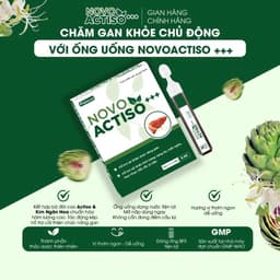 Ống uống bổ gan NovoActiso - Hỗ trợ cải thiện chức năng gan, phù hợp cho người có chức năng gan kém 1