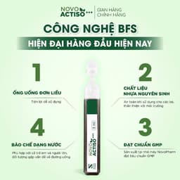 Ống uống bổ gan NovoActiso - Hỗ trợ cải thiện chức năng gan, phù hợp cho người có chức năng gan kém 5
