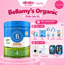 [Date 2028] Sữa Bellamy's Organic Classic Phiên Bản Lõi Úc 800g hỗ trợ bé PT toàn diện 1