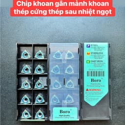Chip Khoan gắn mảnh WC khoan thép cứng thép sau nhiệt ngọt 1