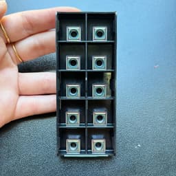 Chip khoan gắn mảnh SP khoan thép cứng thép sau nhiệt ngọt 3
