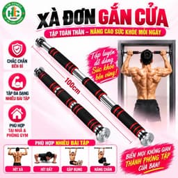 Xà đơn treo tường xà đơn tập tại nhà cao cấp  mút dài điều chỉnh độ dài từ 60 đến 150cm 1