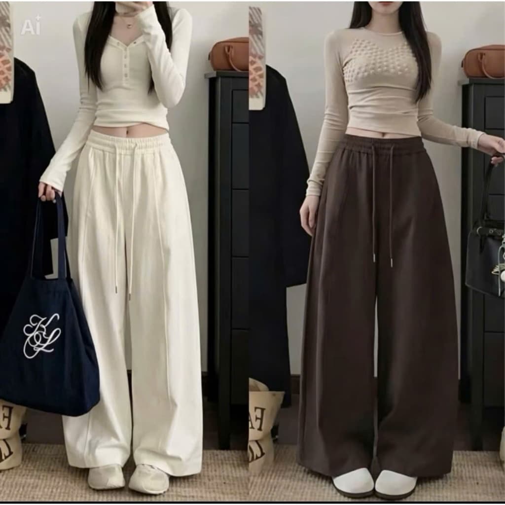 [Deal mở bán] Quần kaki thun hè ống rộng, quần ống rộng cạp chun tôn dáng mẫu mới 2026 (M732) XƯỞNG MAY THỜI TRANG NỮ 94