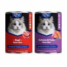 Pate Cho Mèo AMNA 375g Dạng Lon 3 Vị Gà Bò Cá Hồi Cá Ngừ | Yellow Pet 9