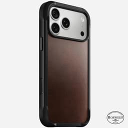 [Có iP18] Ốp Da NOMAD Rugged Leather Case Horween Da Cao Cấp Có Nút Control  – Chính Hãng cho iP 18 | 17 Pro Max 2