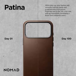 [Có iP18] Ốp Da Nomad Traditional Leather Da CAMINO Cao Cấp Chống Sốc Có Nút Control – Chính Hãng cho iP 18 | 17 Pro Max 7