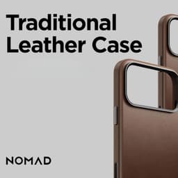 [Có iP18] Ốp Da Nomad Traditional Leather Da CAMINO Cao Cấp Chống Sốc Có Nút Control – Chính Hãng cho iP 18 | 17 Pro Max 8