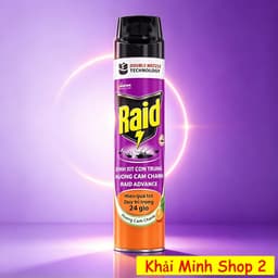 Bình Xịt Côn Trùng RAID 520ml Chính Hãng – Diệt Muỗi, Kiến, Ruồi, Gián – 3 Mùi Hương 4