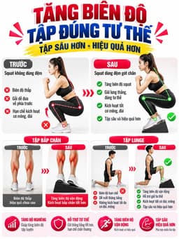 Phụ kiện đệm lót kê chân squat wedges stretching 4 mức cao thấp, hỗ trợ tập gym chân mông đùi hiệu quả 5