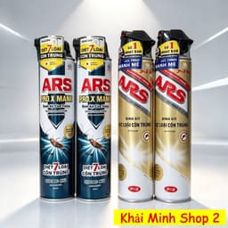 Combo 12 Bình Xịt Côn Trùng ARS 600ml & ProX 500ml Không Mùi – Công Nghệ Nhật Bản 4