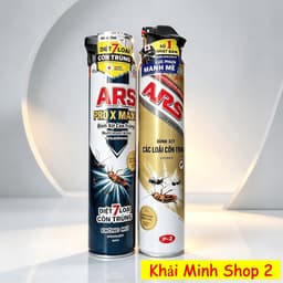 Combo 2 Bình Xịt Côn Trùng ARS – Không Mùi 600ml & ProX 500ml – Công Nghệ Nhật Bản 5